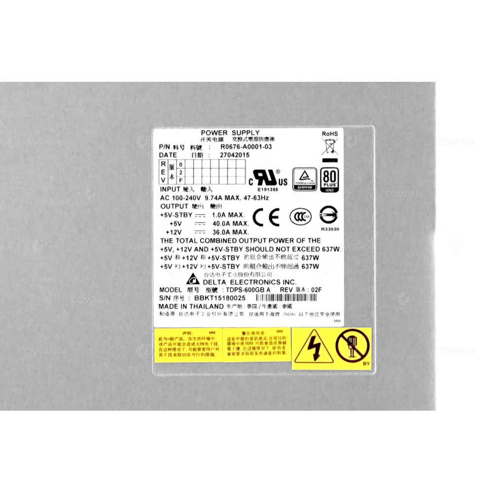 3290647-P HITACHI POWER SUPPLY FOR VSP DBSC GX00 STORAGE -